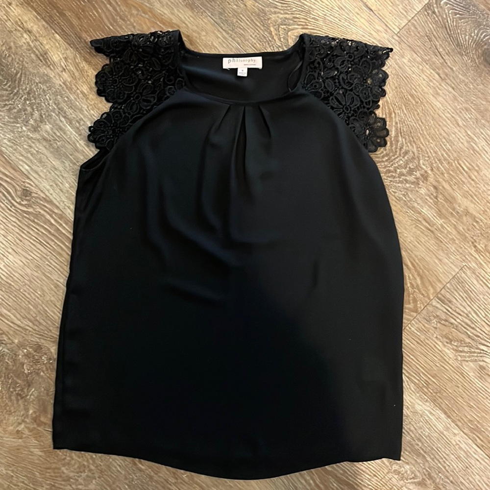 Women’s size S Philosophy black sleeveless top